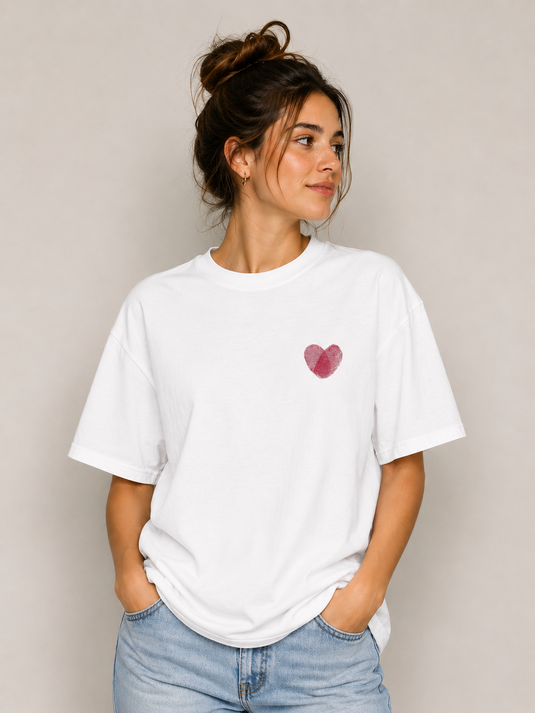 thumb print heart