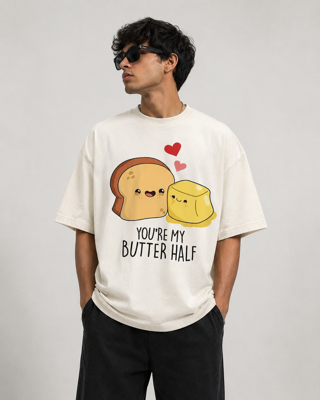 Butter half
