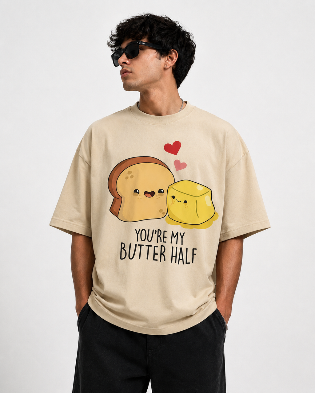 Butter half