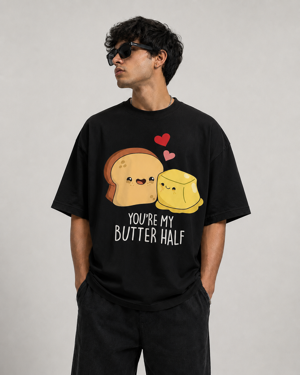 Butter half